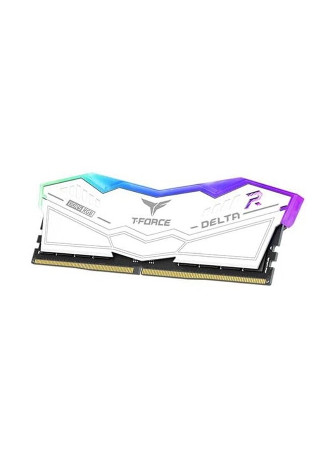 TEAMGROUP T-Force Delta RGB DDR5 Ram 32GB (2x16GB) 6000MHz CL38 Intel XMP 3.0 & AMD Expo Compatible Desktop Memory Module Ram White FF4D532G6000HC38ADC01 - Image 4